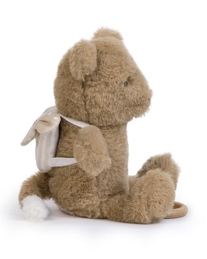 Abracadabra Bruno The Bear Musical Toy With Backpack-Encourages Sensory Exploration-Promotes Hand Eye Coordination-For Newborn