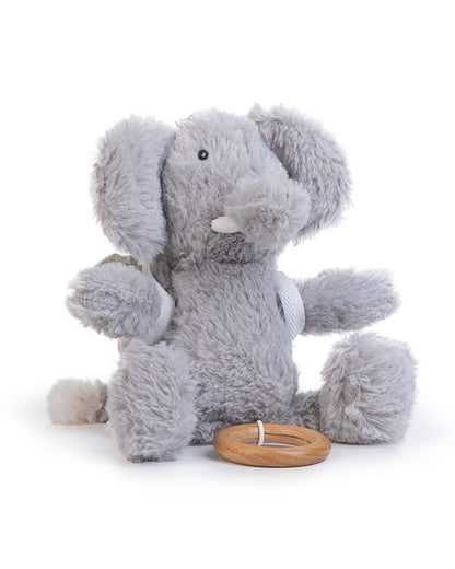 Abracadabra Nelly The Elephant Musical Toy With Backpack-Encourages Sensory Exploration-Promotes Hand Eye Coordination-For Newborn