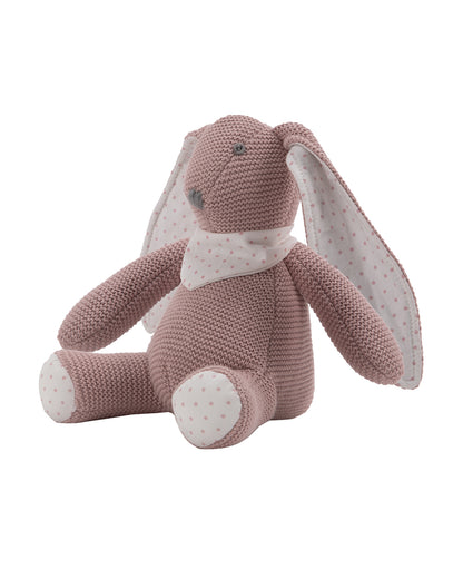 Abracadabra Millie The Bunny Knitted Soft Toy-Encourages Comfort & Imagination-Pink-For Newborn