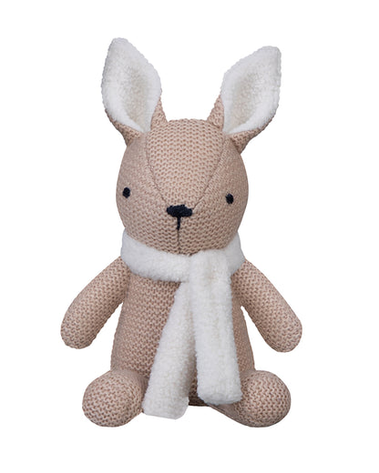Abracadabra Betsie The Bunny Knitted Soft Toy-Encourages Comfort & Imagination-Blush-For Newborn