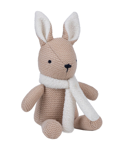 Abracadabra Betsie The Bunny Knitted Soft Toy-Encourages Comfort & Imagination-Blush-For Newborn