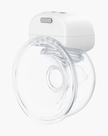 Momcozy S9 Pro Wearable Breast Pump-Portable, Silicone Material, With Long Battery Life-Flange Size 24mm-Hands free design with 2 modes and 9 Levels-LED Display-Quiet Motor-Grey-Pack of 2