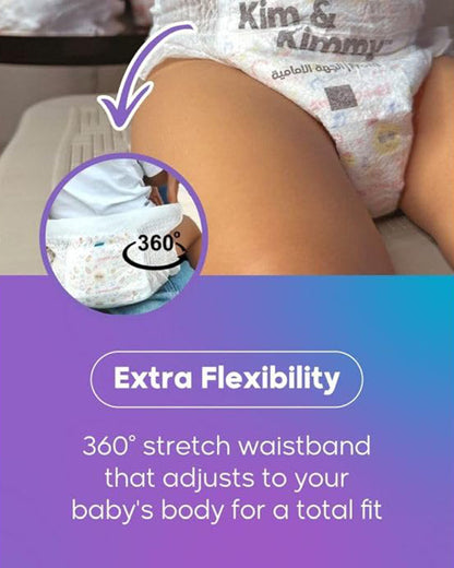 Kim & Kimmy Summer Icons Diaper Pants-Size 6 (15-20Kg)-With Wetness Indicator