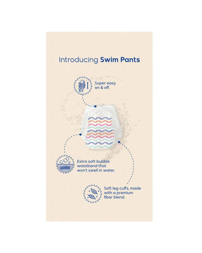 Kim & Kimmy Tropical Pineapple Swim Diaper Pants-Extra Large (12+Kg)-With Soft & Non-Swelling Waistband