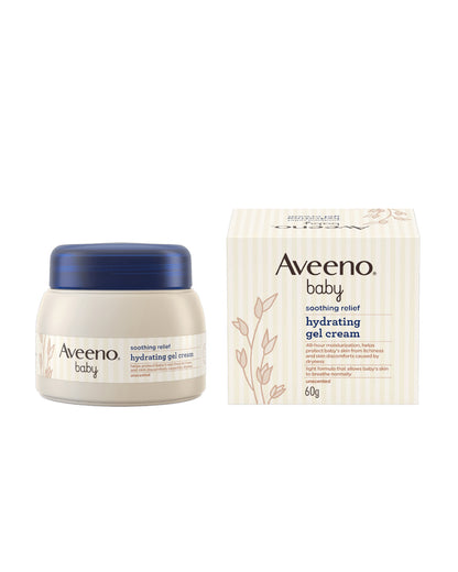 Aveeno Baby Soothing Relief Hydrating Gel Cream-With Oatmeal Extract-Protects, Soothes & Moisturizes Skin