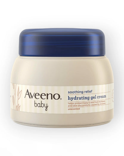 Aveeno Baby Soothing Relief Hydrating Gel Cream-With Oatmeal Extract-Protects, Soothes & Moisturizes Skin