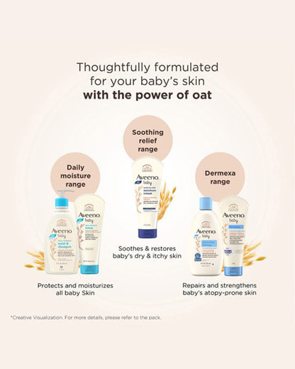 Aveeno Baby Cleansing Therapy Moisturizing Body Wash-Award Winning-With Oatmeal Extract & Provitamin B5-For Eczema Prone Skin