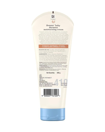 Aveeno Baby Dermexa Moisturizing Cream-With Oatmeal Extract & Vitamin B5-For Eczema & Skin Soothing