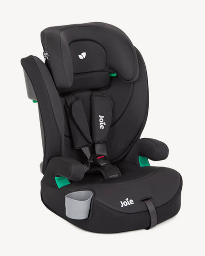 Joie Elevate R129 Baby Car Seat-Forward Facing Booster Seat-10 Positions Adjustable Headrest-5 Point Harness-2 Years Warranty-15M to 12 Years ( Upto 36 Kg )-Shale