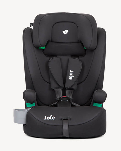 Joie Elevate R129 Baby Car Seat-Forward Facing Booster Seat-10 Positions Adjustable Headrest-5 Point Harness-2 Years Warranty-15M to 12 Years ( Upto 36 Kg )-Shale