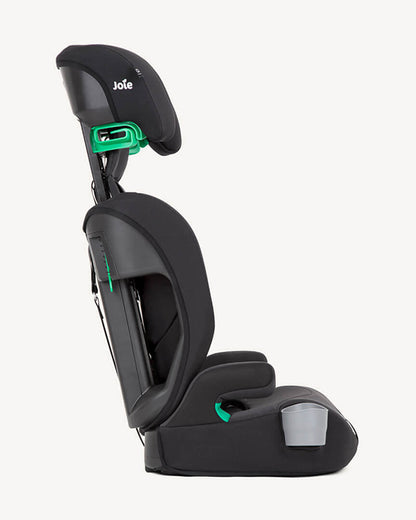 Joie Elevate R129 Baby Car Seat-Forward Facing Booster Seat-10 Positions Adjustable Headrest-5 Point Harness-2 Years Warranty-15M to 12 Years ( Upto 36 Kg )-Shale