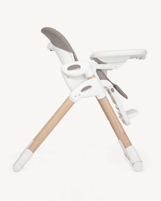 Joie Mimzy Recline High Chair-5 Position Recline-7 Height Positions-2 Years Warranty-Upto 15 Kg-Walnut Wood