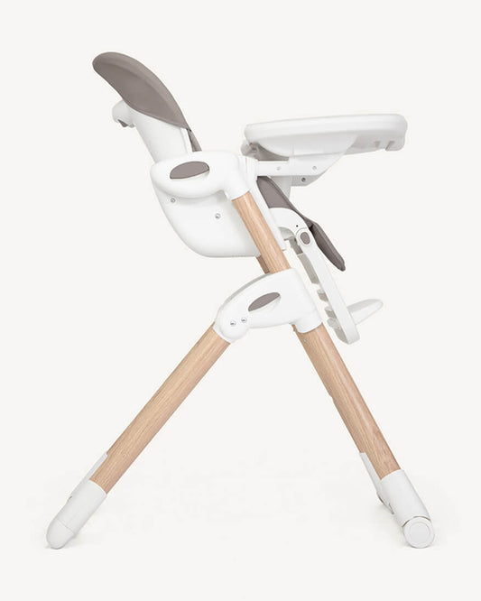 Joie Mimzy Recline High Chair-5 Position Recline-7 Height Positions-2 Years Warranty-Upto 15 Kg-Walnut Wood