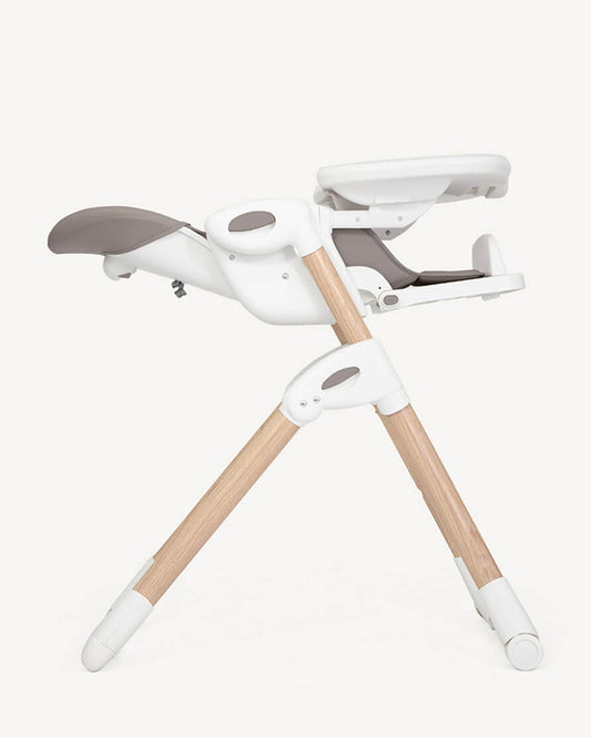 Joie Mimzy Recline High Chair-5 Position Recline-7 Height Positions-2 Years Warranty-Upto 15 Kg-Walnut Wood