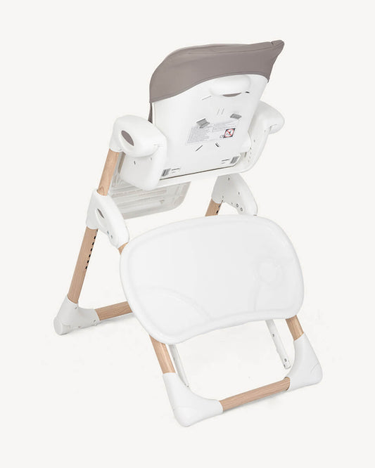 Joie Mimzy Recline High Chair-5 Position Recline-7 Height Positions-2 Years Warranty-Upto 15 Kg-Walnut Wood