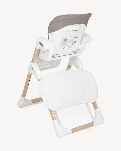 Joie Mimzy Recline High Chair-5 Position Recline-7 Height Positions-2 Years Warranty-Upto 15 Kg-Walnut Wood