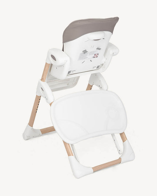 Joie Mimzy Recline High Chair-5 Position Recline-7 Height Positions-2 Years Warranty-Upto 15 Kg-Walnut Wood