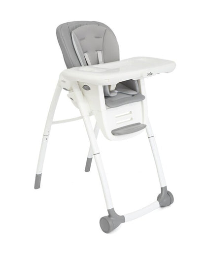 Joie Multiply 6in1 Baby High Chair-5 Level Height Adjustments With 3 Position Adjustable Tray-Convertible To Booster Seat & Mini Table-2 Years For 0 to 6Y (Upto 27Kg)-Arctic