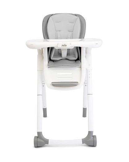 Joie Multiply 6in1 Baby High Chair-5 Level Height Adjustments With 3 Position Adjustable Tray-Convertible To Booster Seat & Mini Table-2 Years For 0 to 6Y (Upto 27Kg)-Arctic