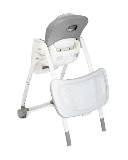 Joie Multiply 6in1 Baby High Chair-5 Level Height Adjustments With 3 Position Adjustable Tray-Convertible To Booster Seat & Mini Table-2 Years For 0 to 6Y (Upto 27Kg)-Arctic
