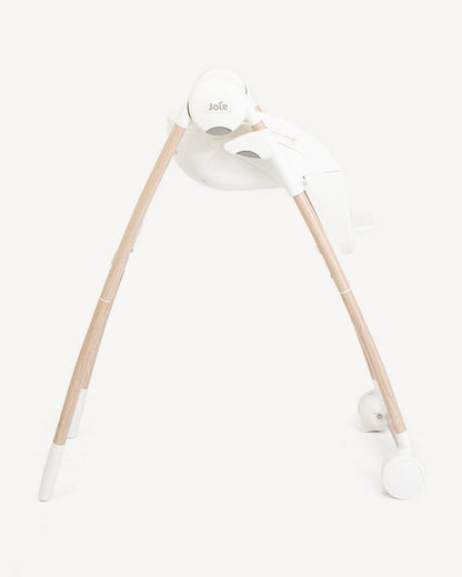 Joie Multiply 6in1 Baby High Chair-5 Level Height Adjustments With 3 Position Adjustable Tray-Convertible To Booster Seat & Mini Table-For 0 to 6Y (Upto 27Kg)-Walnunt Wood