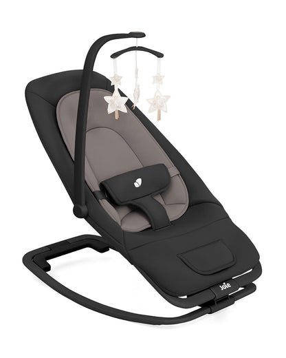 Joie Dreamer Rocker & Bouncer-3 Position Reclining Seat-2 Position Adjustable Leg Rest-With Removable & Rotating Toy Bar-2 Years Warranty-Upto 15 Kg-Ink
