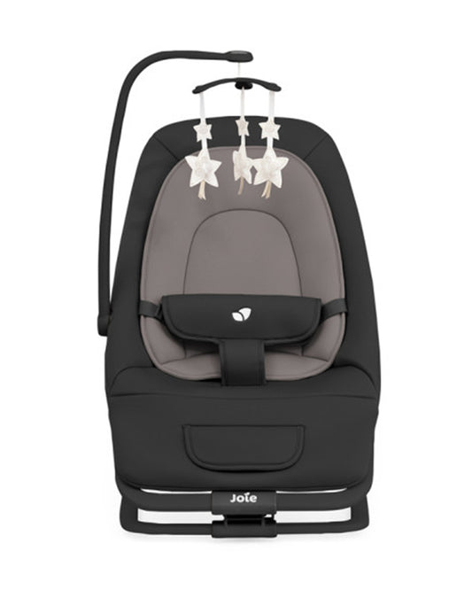 Joie Dreamer Rocker & Bouncer-3 Position Reclining Seat-2 Position Adjustable Leg Rest-With Removable & Rotating Toy Bar-2 Years Warranty-Upto 15 Kg-Ink