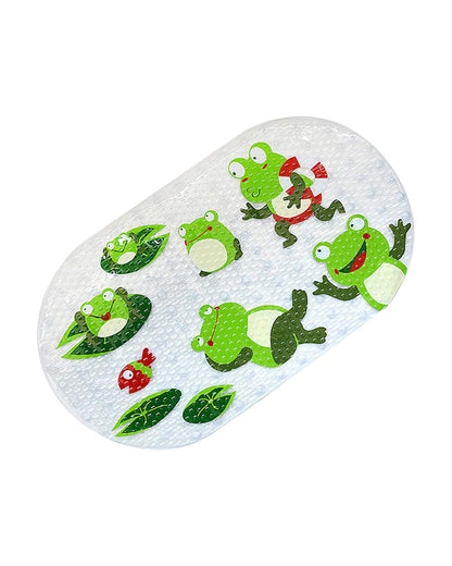 Hopop Frog Baby Bath Mat-With Anti-Skid Base & Suction Cups