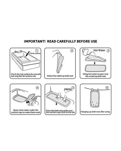 Hopop Frog Baby Bath Mat-With Anti-Skid Base & Suction Cups