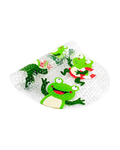 Hopop Frog Baby Bath Mat-With Anti-Skid Base & Suction Cups