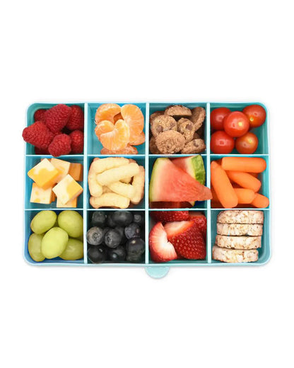 Melii Snackle Box-Food Jar-blue-12 Compartments-BPA Free
