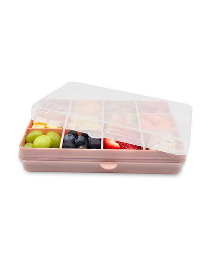 Melii Snackle Box-Food Jar-pink-12 Compartments-BPA Free