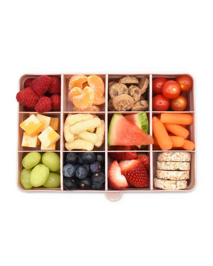 Melii Snackle Box-Food Jar-pink-12 Compartments-BPA Free