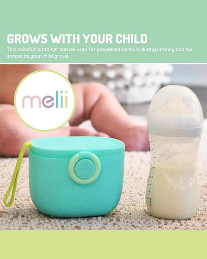 Melii Powdered Formula Storage Container-400 ml-Airtight & Leakproof-Blue