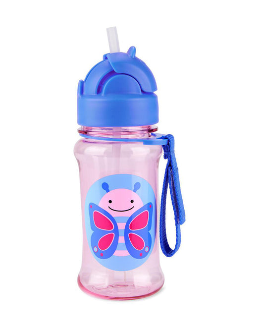 Skip Hop Zoo School Essentials Kit-Lunch box(700ml)-Tritan Straw Sipper(355ml)-Butterfly-3Y+