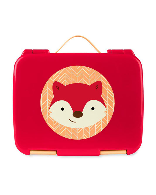 Skip Hop Zoo Bento Lunch Box-With Microwave Safe Tray-Fox-For Feeding Infants