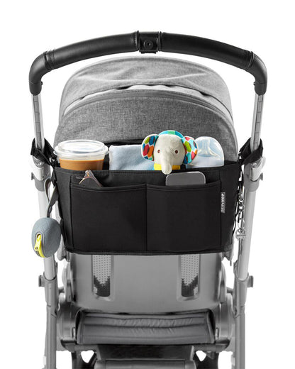 Skip Hop Grab & Go Ultra Universal Stroller Organizer-With Six Pockets & Three Interior Compartments-Black