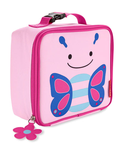Skip Hop Zoo Lunch Bag-Butterfly-With Insulated Interior-For Feeding Infants
