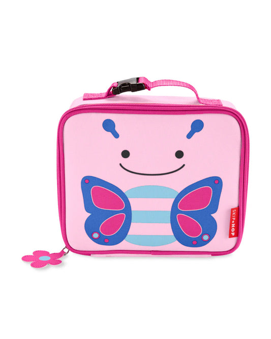 Skip Hop Zoo Lunch Bag-Butterfly-With Insulated Interior-For Feeding Infants