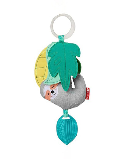 Skip Hop Tropical Paradise Sloth Teether-Easy Attachment with Stroller-For Infants
