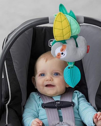 Skip Hop Tropical Paradise Sloth Teether-Easy Attachment with Stroller-For Infants
