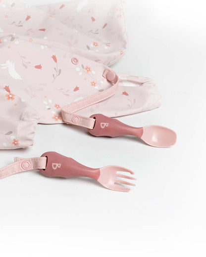 Bibado Meal Set Combo-Strong Suction Base-Encourages Self Feeding-Pack of 4-Blush