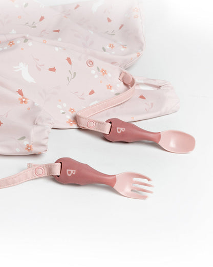 Bibado Meal Set Combo-Strong Suction Base-Encourages Self Feeding-Pack of 4-Blush
