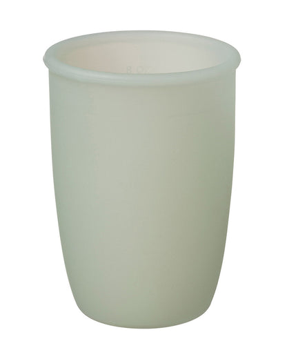 b.box Silicone Spout Cup-With Removable Easy Grip Handles & Leakproof Lid-Translucent Water Level Monitor-Sage Green-240 ml