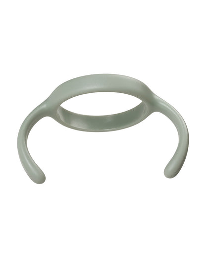 b.box Silicone Spout Cup-With Removable Easy Grip Handles & Leakproof Lid-Translucent Water Level Monitor-Sage Green-240 ml