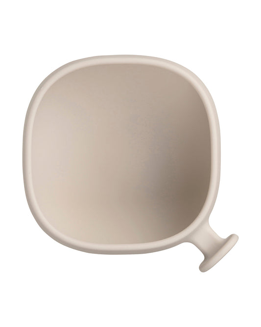 b.box Silicone Bowl- Easy Grip Handle-Microwave Safe-Latte-For Infants