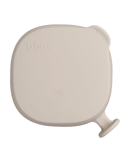 b.box Silicone Bowl- Easy Grip Handle-Microwave Safe-Latte-For Infants