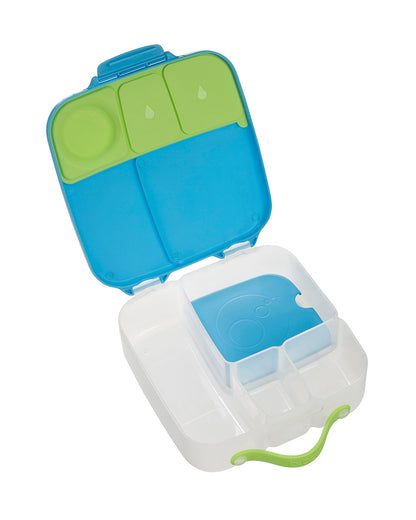 b.box Lunch Box-Leakproof-BPA Free-Ocean Breeze Blue-For Feeding Infants