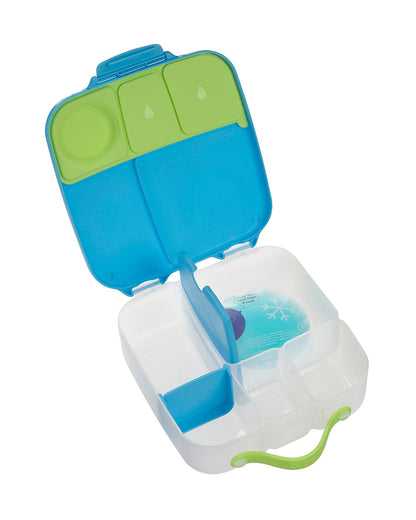 b.box Lunch Box-Leakproof-BPA Free-Ocean Breeze Blue-For Feeding Infants