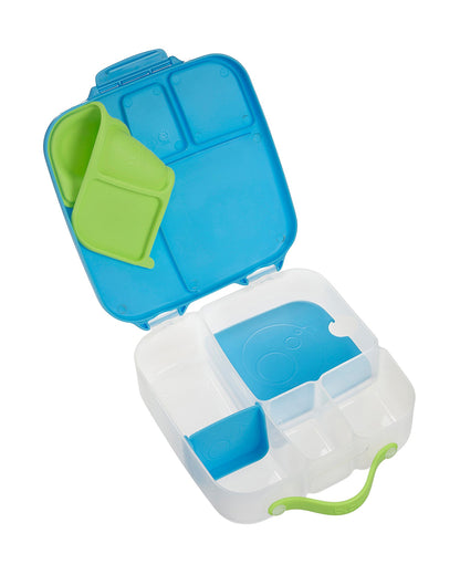 b.box Lunch Box-Leakproof-BPA Free-Ocean Breeze Blue-For Feeding Infants